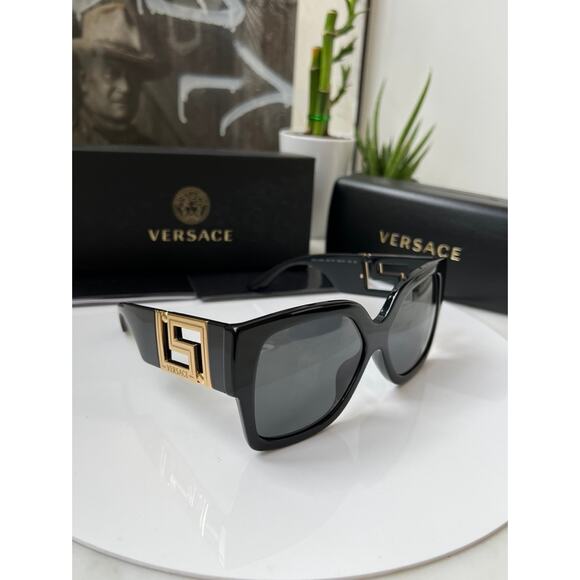 NEW Versace VE4402 Black Sunglasses - Picture 5 of 9